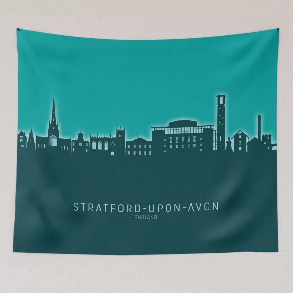 Item preview, Stratford-upon-Avon England Skyline designed and sold by ArtPrints.