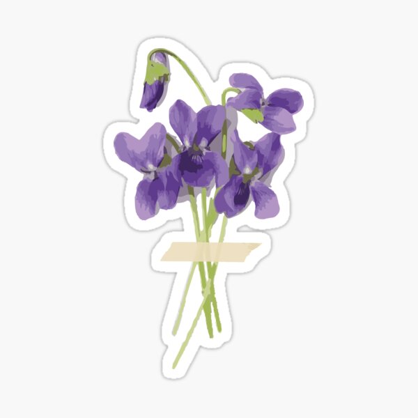 Pretty Purple Lilac Flower Sticker for Sale by WPhotographyW