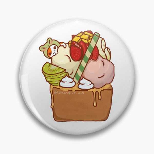 Artikelvorschau, Süßes Essen Honig Toast Eis Obst Obstsalat entworfen und verkauft von sam4ntics.