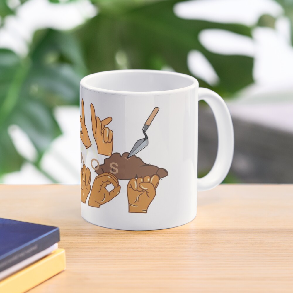 "IDK DINOS" in American Sign Language (ASL) Mug