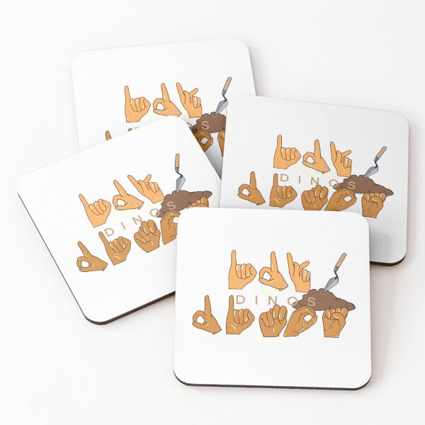 Item preview, "IDK DINOS" in American Sign Language (ASL) designed and sold by ArchaeoAndASL.