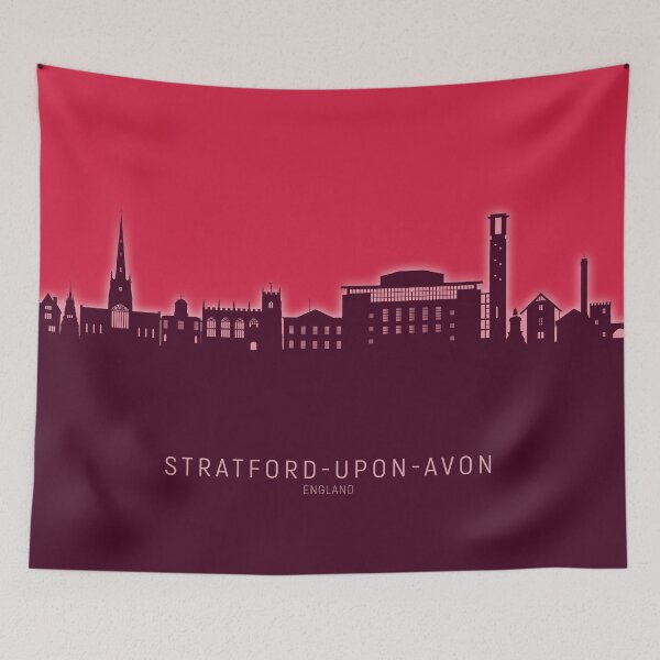 Item preview, Stratford-upon-Avon England Skyline designed and sold by ArtPrints.