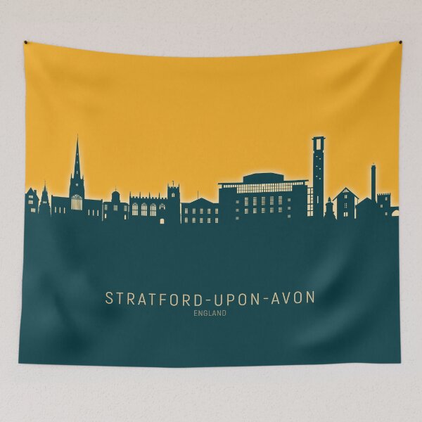 Item preview, Stratford-upon-Avon England Skyline designed and sold by ArtPrints.