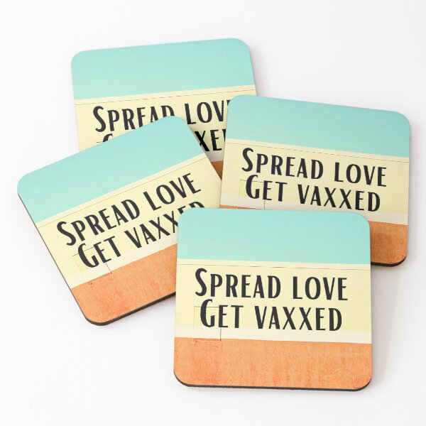 Item preview, Spread love get vaxxed waxed designed and sold by TheRightHonMP.
