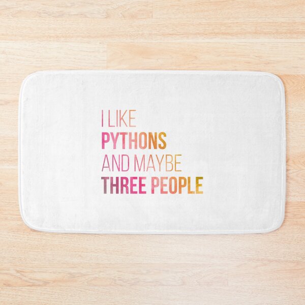 Item preview, Python Tshirt I Like Pythons And Maybe Three People in Watercolor  |Gift shirt python designed and sold by ellagnonmay.