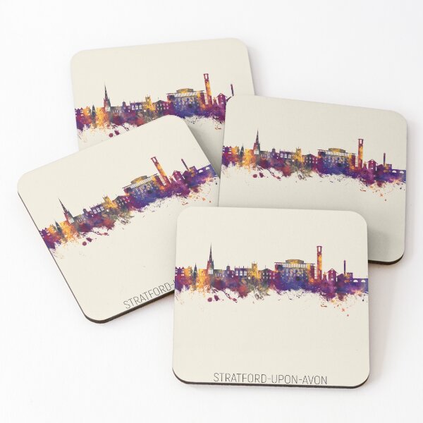 Item preview, Stratford-upon-Avon England Skyline designed and sold by ArtPrints.