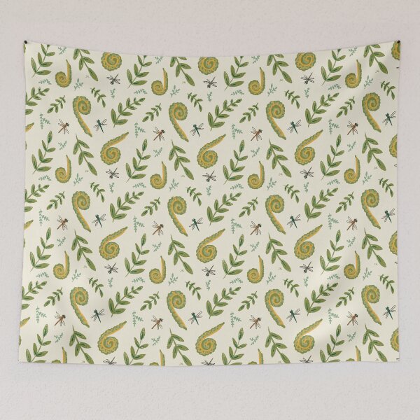 Item preview, Ferns and Dragonflies designed and sold by thesweetestfern.