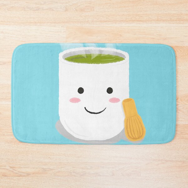 Item preview, Green tea in a white glass designed and sold by Nareerat88.
