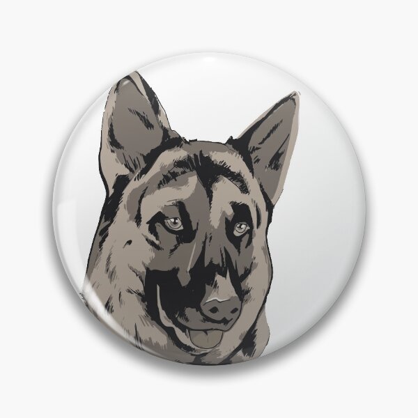 Item preview, A German Shepherd Head Sketch. designed and sold by ajtechdesigns.