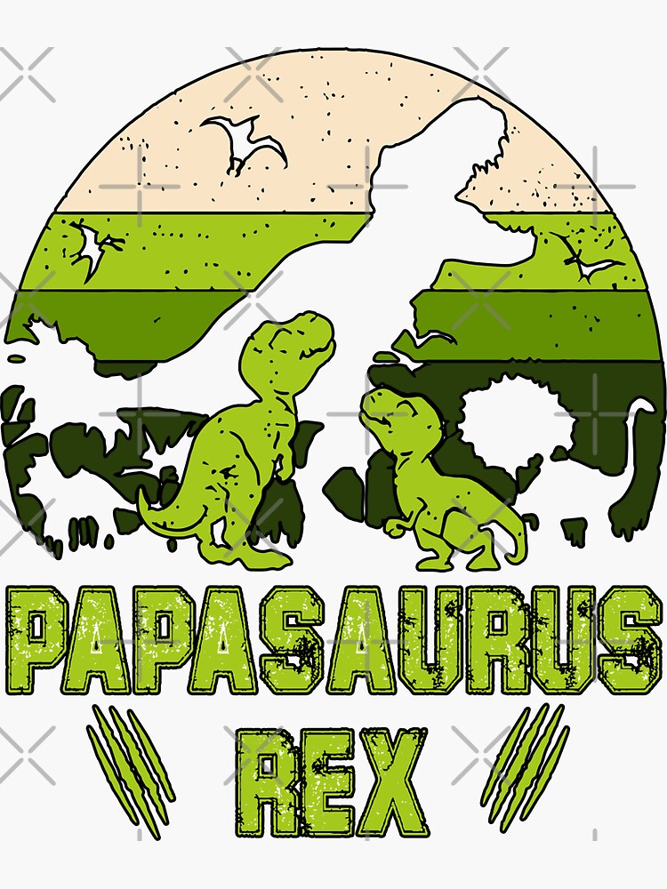 Papasaurus Rex: Papa Dinosaur by EnforcerDesigns