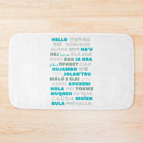 Item preview, Hello in many languages: Say hello to the world designed and sold by NebularNerd.