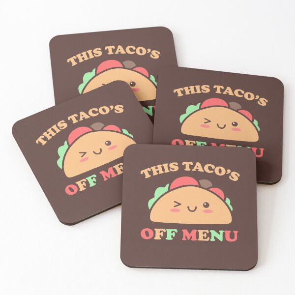 Item preview, This Taco's Off Menu Funny Bachelor Bachelorette Kawaii Taco designed and sold by gkao.