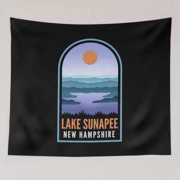Item preview, Lake Sunapee Retro Landscape designed and sold by HalpinDesign.