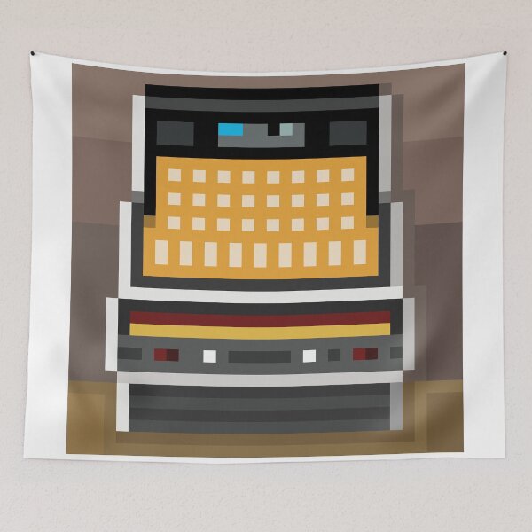 Item preview, 80s Jukebox -  0034 - Original Abstract Pixel Art designed and sold by pixonpu.