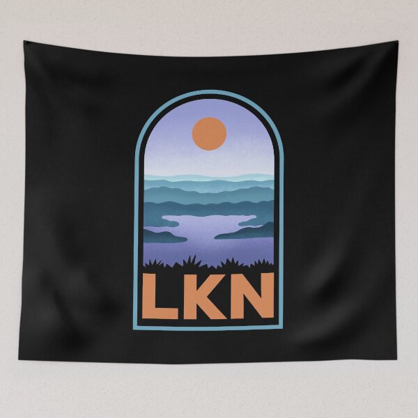 Item preview, Lake Norman LKN Retro Landscape designed and sold by HalpinDesign.