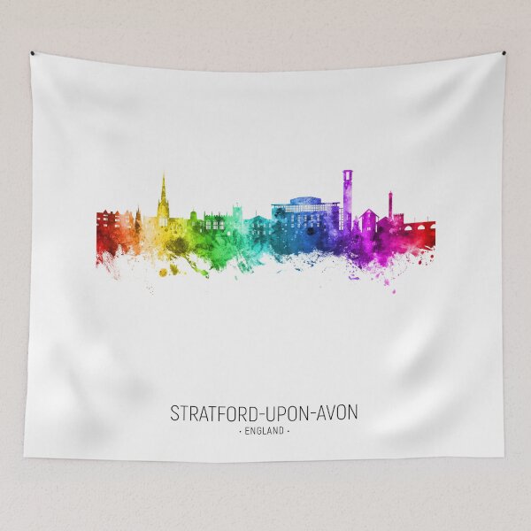 Item preview, Stratford-upon-Avon England Skyline designed and sold by ArtPrints.