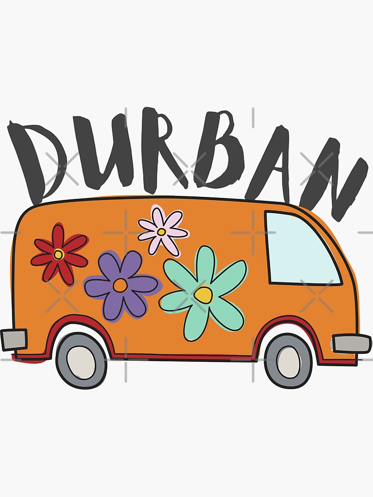 "durban city south africa" Sticker for Sale by mikoala50 Redbubble
