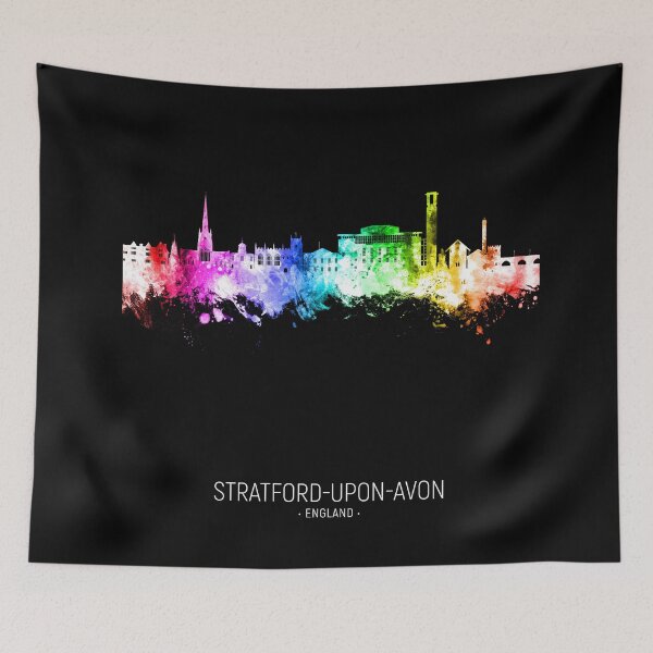 Item preview, Stratford-upon-Avon England Skyline designed and sold by ArtPrints.