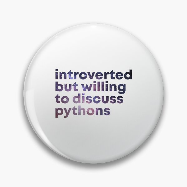 Item preview, Python Tshirt Introverted but willing to discuss Pythons  |Gift shirt python designed and sold by ellagnonmay.