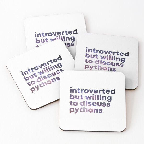Artikelvorschau, Python T-Shirt Introvertiert, aber bereit, über Pythons | Gift Shirt Python zu diskutieren entworfen und verkauft von ellagnonmay.
