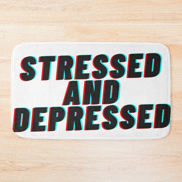 Item preview, stressed and depressed designed and sold by rj-xo.