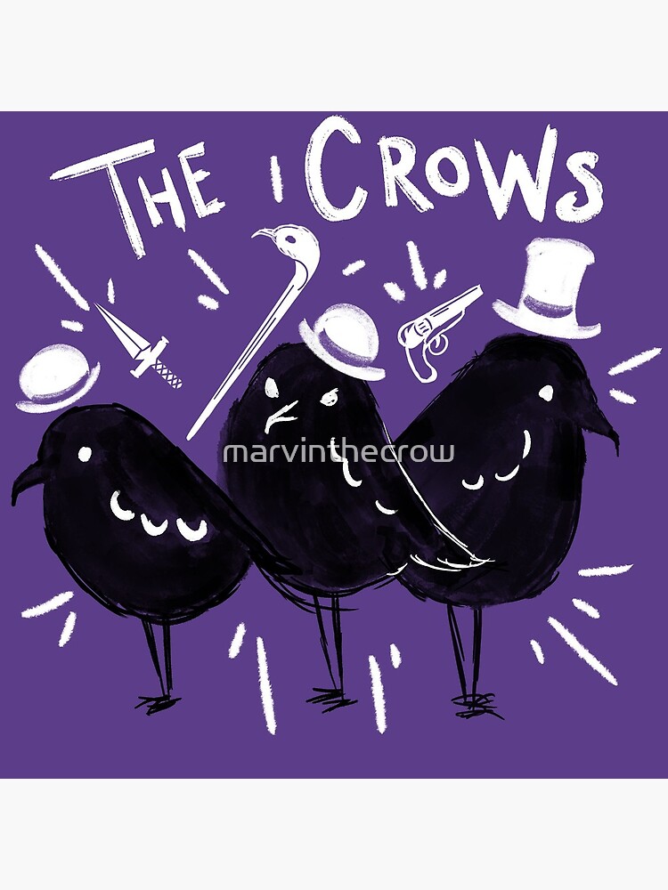 The Crows Greeting Card for Sale by marvinthecrow