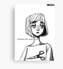 Snip Canvas Print