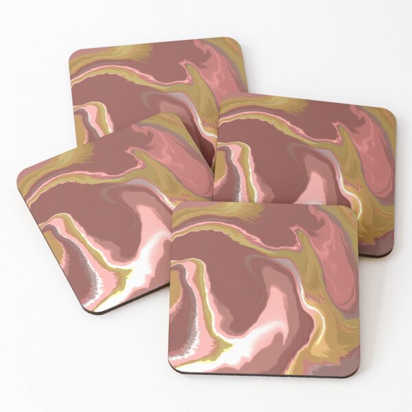 Item preview, Pink nude pastel marble abstract  designed and sold by Roselove4869.