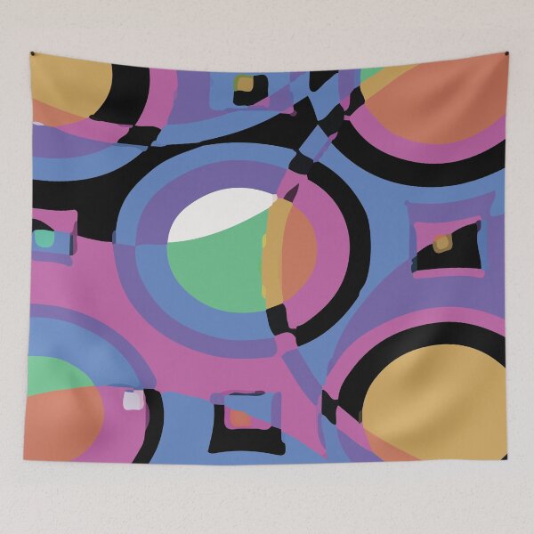 Item preview, Abstract art pattern with colorful elements. designed and sold by KasTanDesign.
