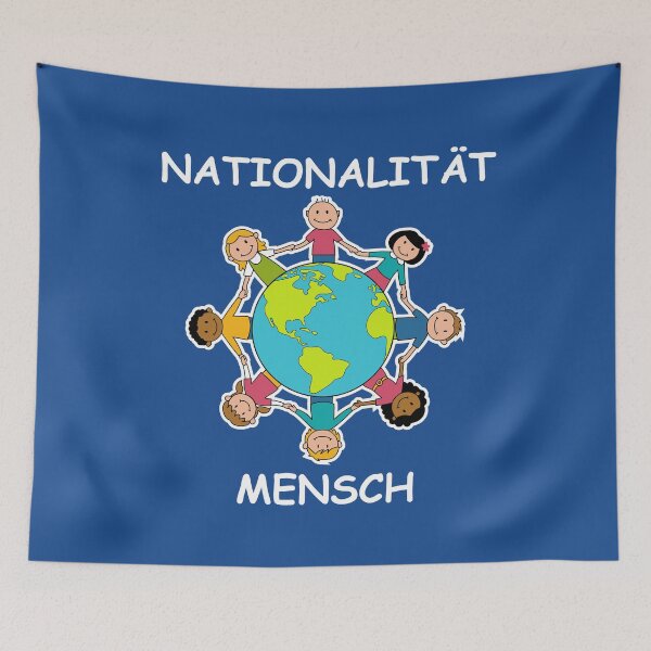 Item preview, Anti-Racism Design Nationalität Mensch - Nationality Human - for Children  designed and sold by NUMAcreations.