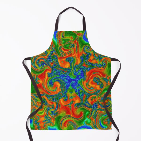 Item preview, Abstract Orange, Red & Green Swirly Fractal designed and sold by SXW Designs.