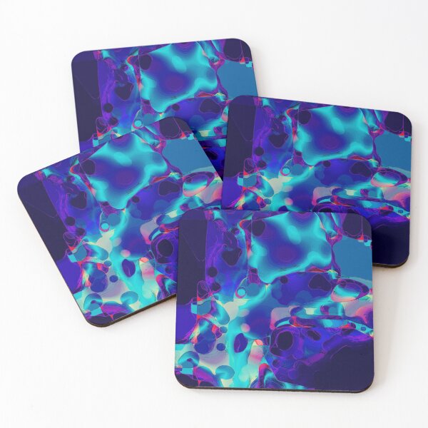 Item preview, Deep blue landscape of the soul - abstract pattern designed and sold by Xdelacra.