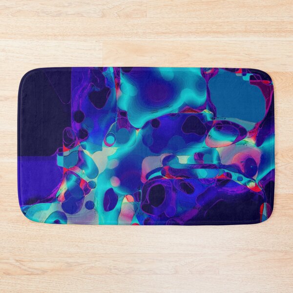 Item preview, Deep blue landscape of the soul - abstract pattern designed and sold by Xdelacra.