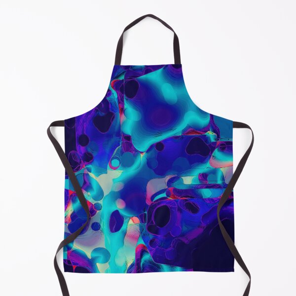 Item preview, Deep blue landscape of the soul - abstract pattern designed and sold by Xdelacra.