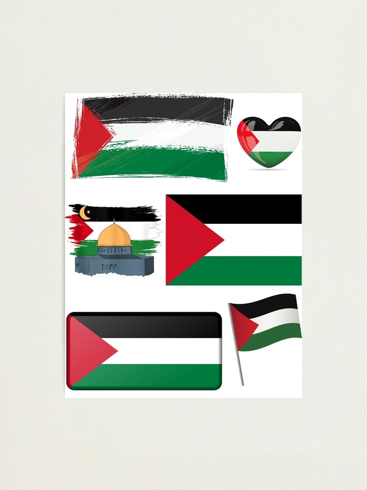 Kostenlose Palästina-Packung - Palästina-Flagge Aufkleber-Packung -  Palästina-Flagge | Fotodruck