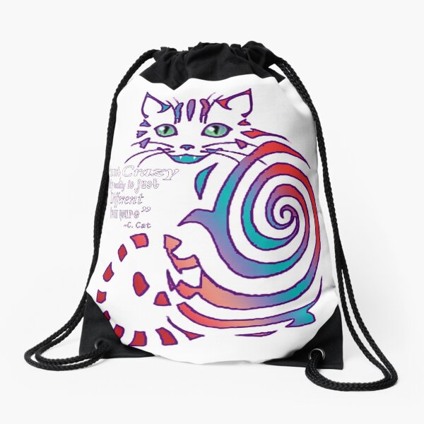 Sacs Chat De Cheshire Redbubble