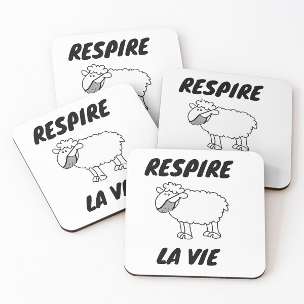 Item preview, Respire - Clear background - French designed and sold by ThinkHum.