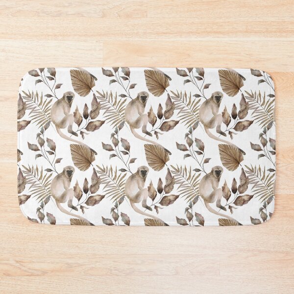 Item preview, Funky brown monkey pattern  designed and sold by Dolyaz.