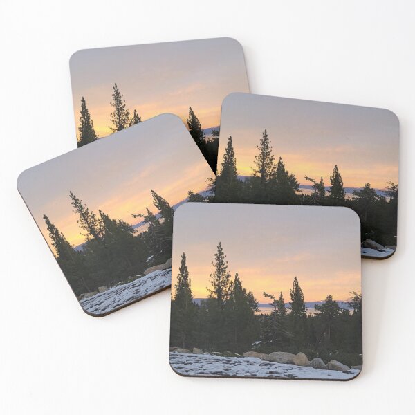 Item preview, Pine trees at sunset designed and sold by flagboss.