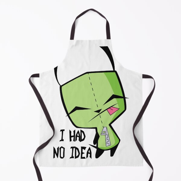 Item preview, Invader Zim's GIR in dog costume with "I Had No Idea" quote designed and sold by ExcuseMeSticker.