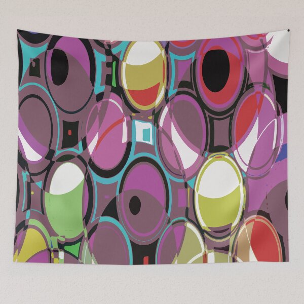 Item preview, Abstract art pattern with colorful elements. designed and sold by KasTanDesign.
