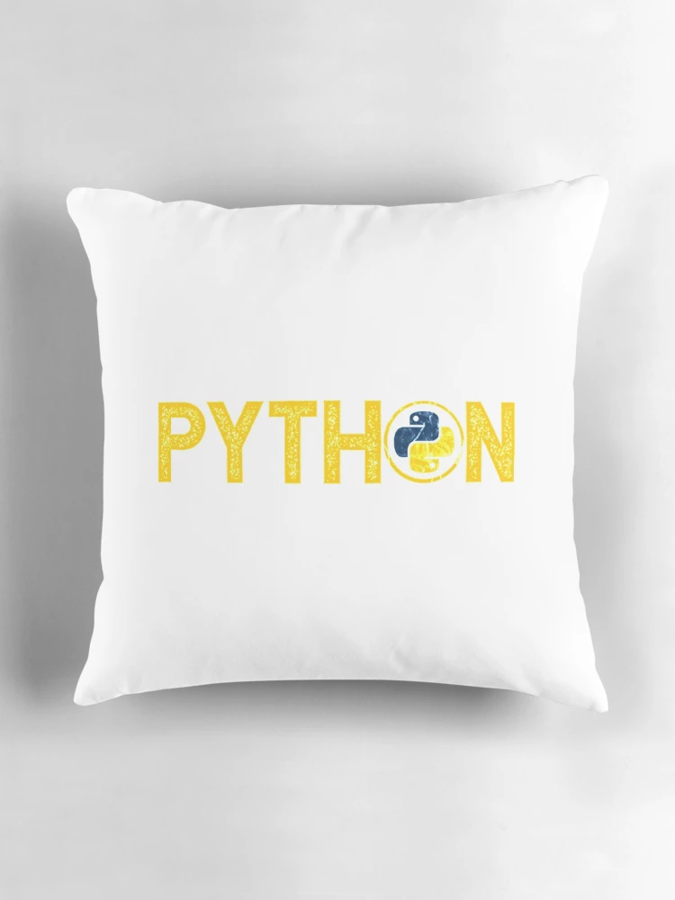 Thumbnail 3 of 4, Pillow, Python Tshirt Python Programmer |Gift shirt python designed and sold by ellagnonmay.