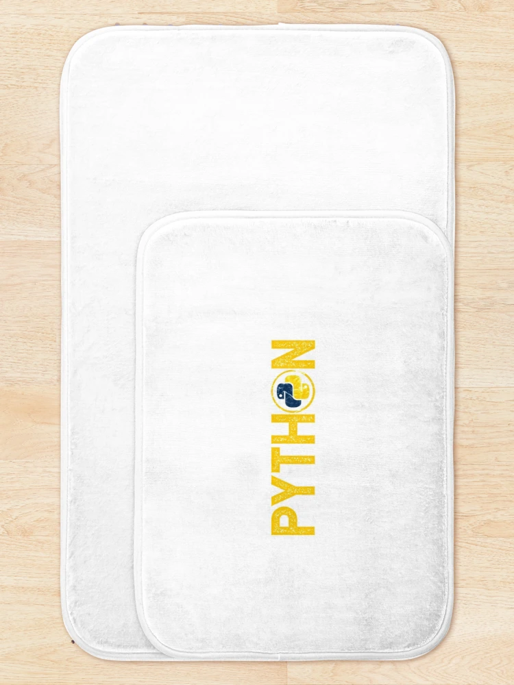 Thumbnail 5 of 6, Bath Mat, Python Tshirt Python Programmer  |Gift shirt python designed and sold by ellagnonmay.