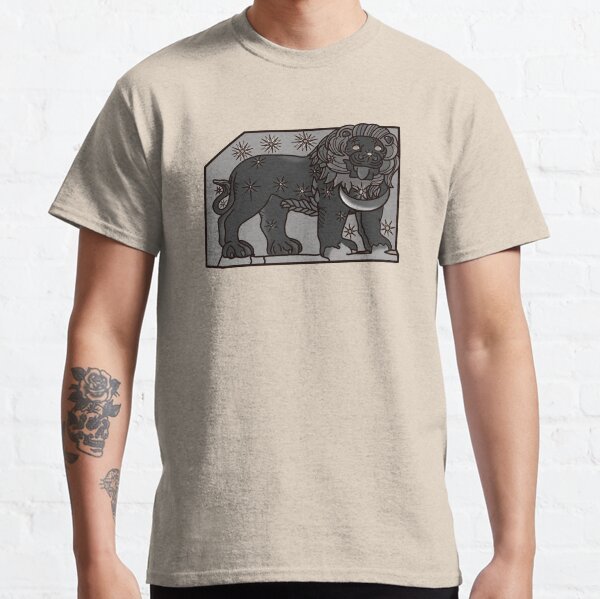 Lion Horoscope Relief, Nemrud Dagi (Archaeological Site in Turkey) Classic T-Shirt