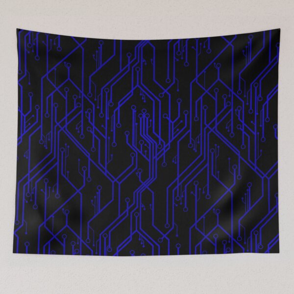 Item preview, Blue circuit board tech designed and sold by jc007.