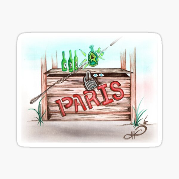 Moonshiners Paris Sticker