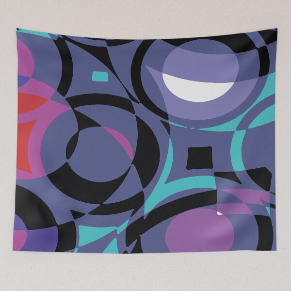 Item preview, Abstract art pattern with colorful elements. designed and sold by KasTanDesign.
