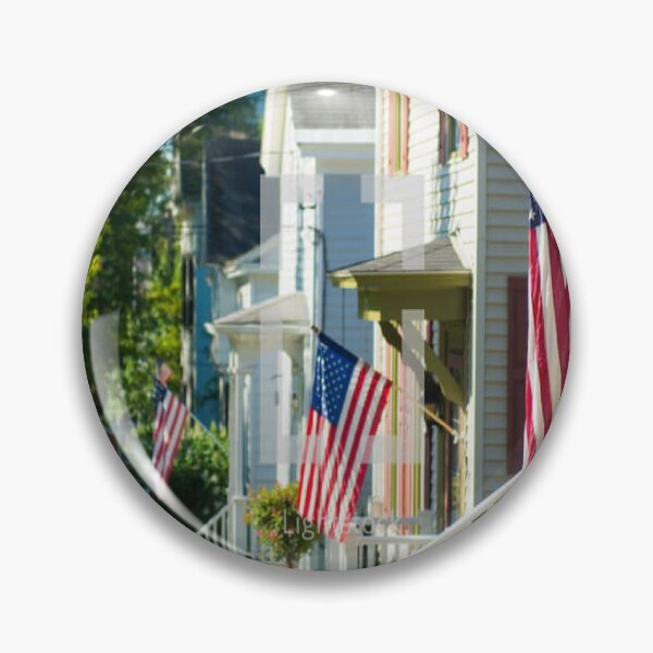Item preview, American flags on porches designed and sold by flagboss.