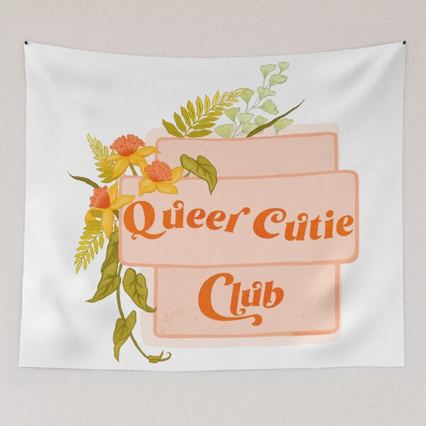 Item preview, Queer Cutie Club designed and sold by fabfeminist.