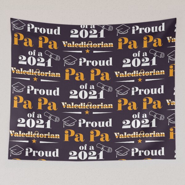 Item preview, Valedictorian Class 2021 Proud Pa Pa Family Graduation product designed and sold by doodabobs.